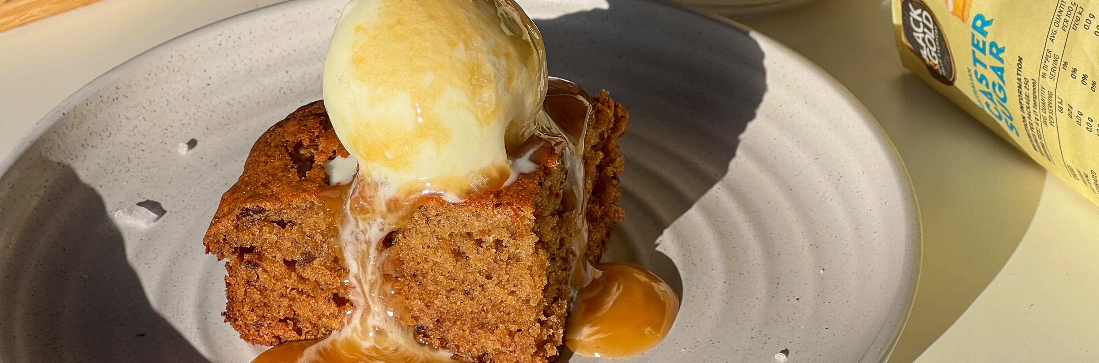 Sticky Date Pudding with Butterscotch Caramel Sauce by @nourishwithtan